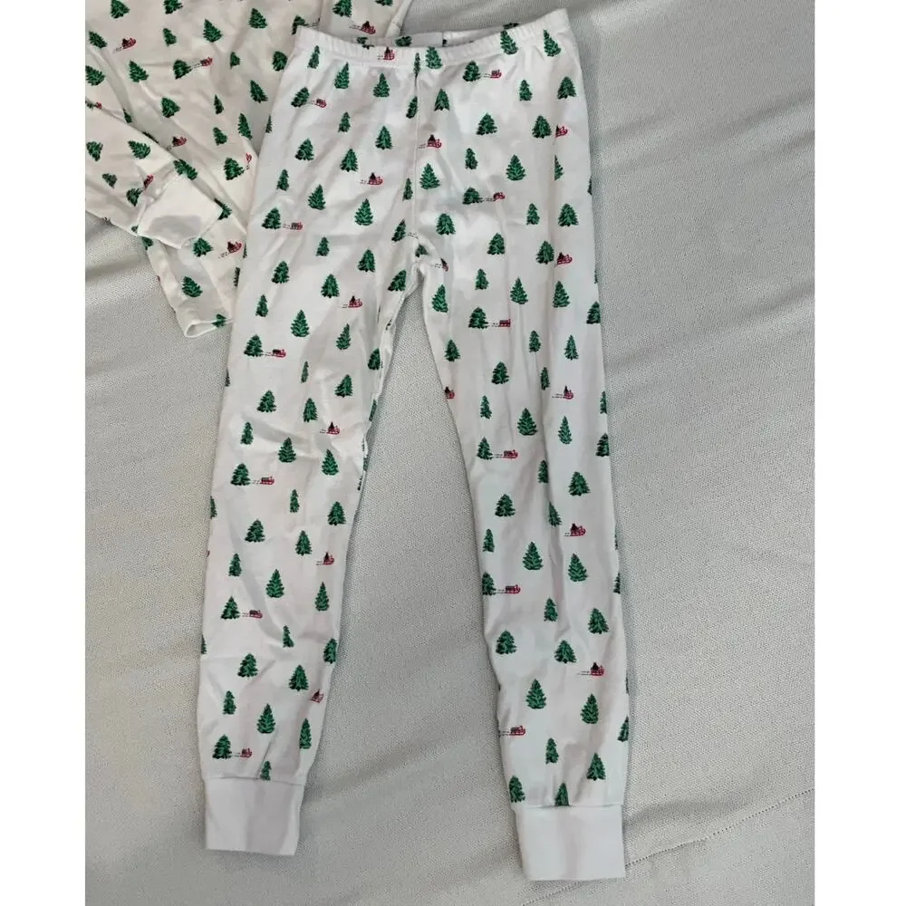 JANIE & JACK CHRISTMAS TREE & SLEDS PJS‎ SIZE 7